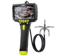 Endoscope Inspection Camera, Inspection Camera with LED Light | 5" IPS Screen Industrial Borescope Camera with IP67 Waterproof, Photo/Video, Audio, 2600mAh Battery, 1M Semi-Rigid Cable