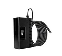 Endoscope Inspection Camera, Plumbing Camera, 5.5mm WiFi Endoscope 1080p HD Semi-Rigid Snake With 6 LEDs For Sewer,for Car, Wall, Drain Pipe(Double head 8mm3 m)