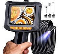 Endoscope Inspection Camera with Light, 2.8" IPS Screen 1080P HD Snake Industrial Borescope, Handheld IP67 Waterproof Telescopic for Swer Drainage, Industrial EndoscopeCamera 5M, Gadgets for Men