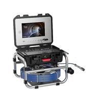 Endoscopes, 10"Sewer Pipe Inspection Camera With Locator DVR 512HZ Self Leveling, IP68 1080P Sewage Pipeline Drain Industrial 23MM Endoscope(30m,23MM-5C-512HZ)