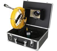 Endoscopes Sewer Inspection Camera with Locator 512Hz Sonde Transmitter Drain Plumbing Camera 20m
