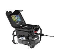 Endoscopes, Sewer Pipe Inspection Camera 9Inch IPS 1080P Screen And 512HZ Locator Video+ Recording 5X Image Enlarge+Meter Counter(23MM-512HZ-50M)