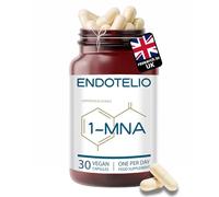 Endotelio 1-MNA, Advanced Next-Generation NAD Supplement Precursor, NMN & NMNH Alternative, Pure Vitamin B3 Metabolite for Energy, Anti-Aging & Cellular Health, EFSA Novel Food Approved, 30 Capsules