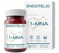 Endotelio 1-MNA, Anti Aging, Optimizing NAD+ Biohacking Supplement, Sirtuin Activator, Support for Cellular Health, Scientifically Formulated with Enhanced Bioavailability, 30 Easy Swallow Caps