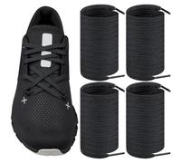 Endoto 2 Pairs Shoelaces for On Cloud X3, X4, Shift, Cloudflow, Cloudwift, Cloudmonster Running Replacement Flat Shoes Laces Strings(Color:Black,Size:50Inch)