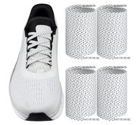 Endoto 2Pair Shoe Laces for ON CloudMonster,7MM Flat Shoelaces Replacement Women Men Sneakers Strings(Color:White&Black,Size:41Inch)