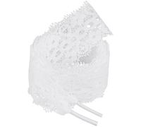 Endoto 3CM Lace Shoe Laces for Sneakers Wide Shoelaces Strings Custom for Women Girls(Color:White,Size:54Inch)