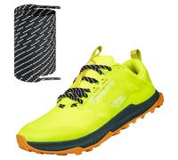 Endoto Flat Shoe Laces for Altra Lone Peak Sneakers, 7MM Replacement Shoelaces Strings for Shoes(Color:Black&White,Size:45Inch)