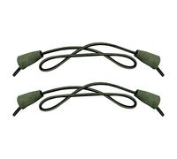 Endoto Shoelaces for Hey Dude Elastic Strings Replacement Laces Shoes(Color:Army Green,Size:14Inch)