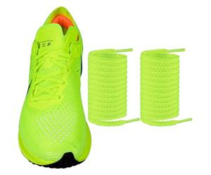 Endoto Shoelaces for Nike AlphaFly 3 Sneakers, 6MM Flat Shoe Laces Strings Replacement for Vaporfly 3 Running Walking Shoes(Color:Green,Size:41Inch)