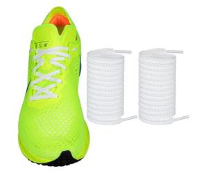 Endoto Shoelaces for Nike AlphaFly 3 Sneakers, 6MM Flat Shoe Laces Strings Replacement for Vaporfly 3 Running Walking Shoes(Color:White,Size:41Inch)