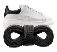 Endoto Shoelaces Replacement Flat Laces for Alexander McQueen Oversized, Graffiti Oversized, Court Trainer, Deck Plimsoll, Deck Lace Up Plimsoll, Sneaker Shoes