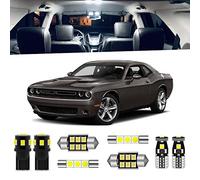 ENDPAGE 13-Pieces Challenger Interior LED Light Kit Package for Dodge Challenger 2008 2009 2010 2011 2012 2013 2014 2015 2016 2017 2018 2019 2020 + License Plate Lights, Install Tool