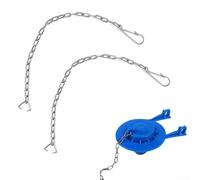 Ends Compatible Having Most Toilet Flush Valve Flappers 25cm Silver Lift Chains Having Hook Plus C-Ring 304 Stainless Steel Toilet Flapper Chain Replacement Set