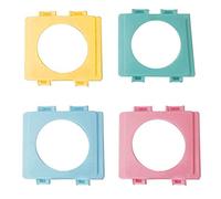 ENDUL Small Hamster Cage Fittings External Pipe Mouth Baffle Hamsters Toy Cages Tunnel Port Outside Plate