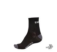Endura BaaBaa Merino Sock Twin Pack - Black 6 - 12 Months