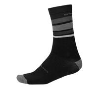 Endura Baabaa Merino Stripe Socks - Black / S/M