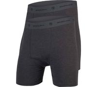Endura Bike 2 Pack Mens Boxers Grey Padded Underwear Cycling