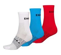 Endura CoolMax Race 3 Pack Cycling Socks Arch Support Bike Cycle Breathable