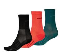 Endura Coolmax Race Womens Cycling Socks - Triple Pack Black