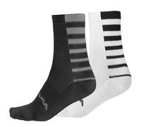 Endura Coolmax Stripe Socks - 2 Pack - Black / L/XL / 2 Pack