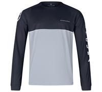 Endura - Core Printed L/S Tee - Cycling jersey size S, blue/grey