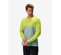 Endura Core Printed long sleeve Jersey yellow green - S