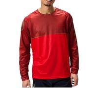 Endura Core Printed Long Sleeve Mens Cycling Jersey - Red