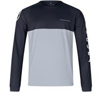Endura - Core Printed L/S Tee - Cycling jersey size XL, blue/grey
