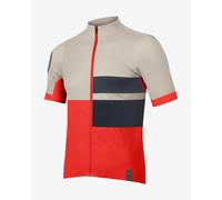 Endura FS260 Print Short Sleeve Jersey Red Light Grey - S
