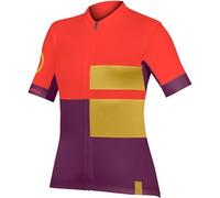 Endura FS260 Print Womens Short Sleeve Jersey Pomegranate