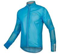 Endura FS260-Pro Adrenaline Race Cape II / Waterproof Cycling Jacket - ExoShell20ST Hi-Viz/Blue