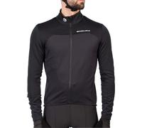 Endura FS260 Pro Roubaix Mens Cycling Jersey Black Long Sleeve Reflective Top