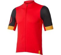 Endura FS260 Short Sleeve Cycling Jersey Pomegranate