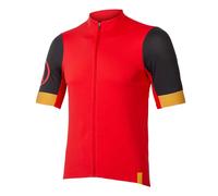 Endura FS260 Short Sleeve Cycling Jersey - Pomergranate / Small