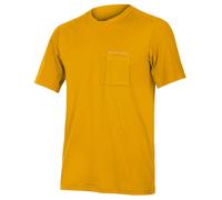 Endura Gv500 Foyle T Short Sleeve Gravel Jersey Yellow XL Man