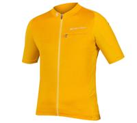 Endura GV500 Reiver Short Sleeve Cycling Jersey - Mustard / Small