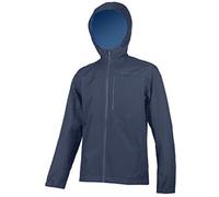 Endura Hummvee Hooded Waterproof Cycling Jacket Ink Blue