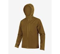 Endura Men's Hummvee Mountain Cycling Waterproof Hooded Jacket, Bronze, 4XL