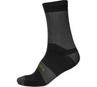 Endura Hummvee Waterproof Cycling Socks II (1-Pack) | Breathable | Durable | Arch Support Socks, Black, L-XL
