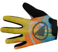 Endura Hummvee Kids Long Finger Cycling Gloves Mustard
