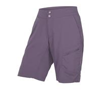 Endura Hummvee Lite Cycling Shorts with Liner | Detatchable Liner | Urban and Trail Shorts | Padded Comfort | Cargo Storage | Clickfast Shorts, Pink, L