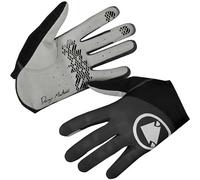 Endura Hummvee Lite Icon Cycling Gloves | Silicone Grip Gloves, Black, L