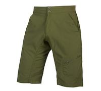 Endura Hummvee Lite Lined Mens Mountain Bike Shorts - Olive Green