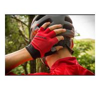 Endura Men's Hummvee Plus Mitt II Cycling Gloves | Gel Padding | Knuckle Protection Mitt, Flame Red, S