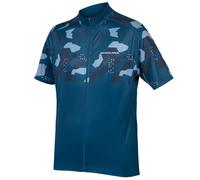 Endura Hummvee Ray Short Sleeve Cycling Jersey - Blueberry / Small