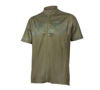 Endura Men's Hummvee Ray Short Sleeve Jersey II, Olive Green, 2XL