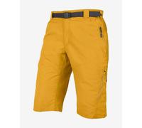 Endura Hummvee Shorts + Interior Bib Shorts Mustard Yellow - XS