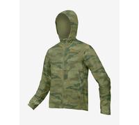 Endura Hummvee Waterproof Shell Jacket Olive Green Camouflage - S