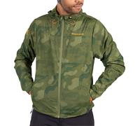 Endura Hummvee Windproof Shell Mens Cycling Jacket Green Reflective Hooded Bike